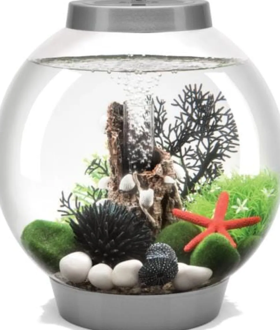 Biorb Classic 15 Aquarium with MCR Lighting - Silver - 4 Gallons