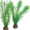 biOrb Feather Fern Set Plastic Aquarium Plant - Green - Small - 2 Pack