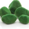 biOrb Moss Pebble Decorations Aquarium Rock Decor - Green
