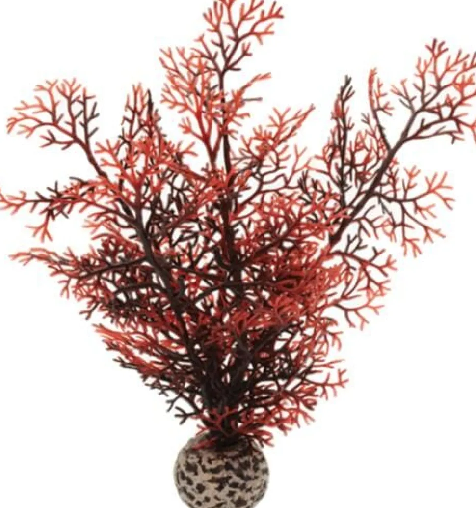 Biorb Sea Fan Aquarium Ornament - Crimson - Small