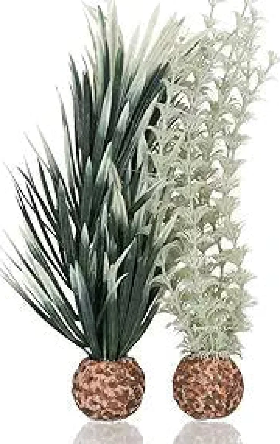 Biorb Thistle Thorn Plant Aquarium Ornaments - Gray/Green - Small - 2 Count