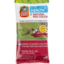 Bird Health + Hummingbird Nectar Powder Wild Bird Food - Red - 8 Oz