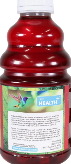 Bird Health + Hummingbird Nectar Concentrate Wild Bird Food - Red - 32 Oz