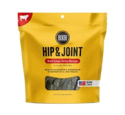 Bixbi Hip and Joint Beef Liver Jerky Dog Treats - 12 Oz