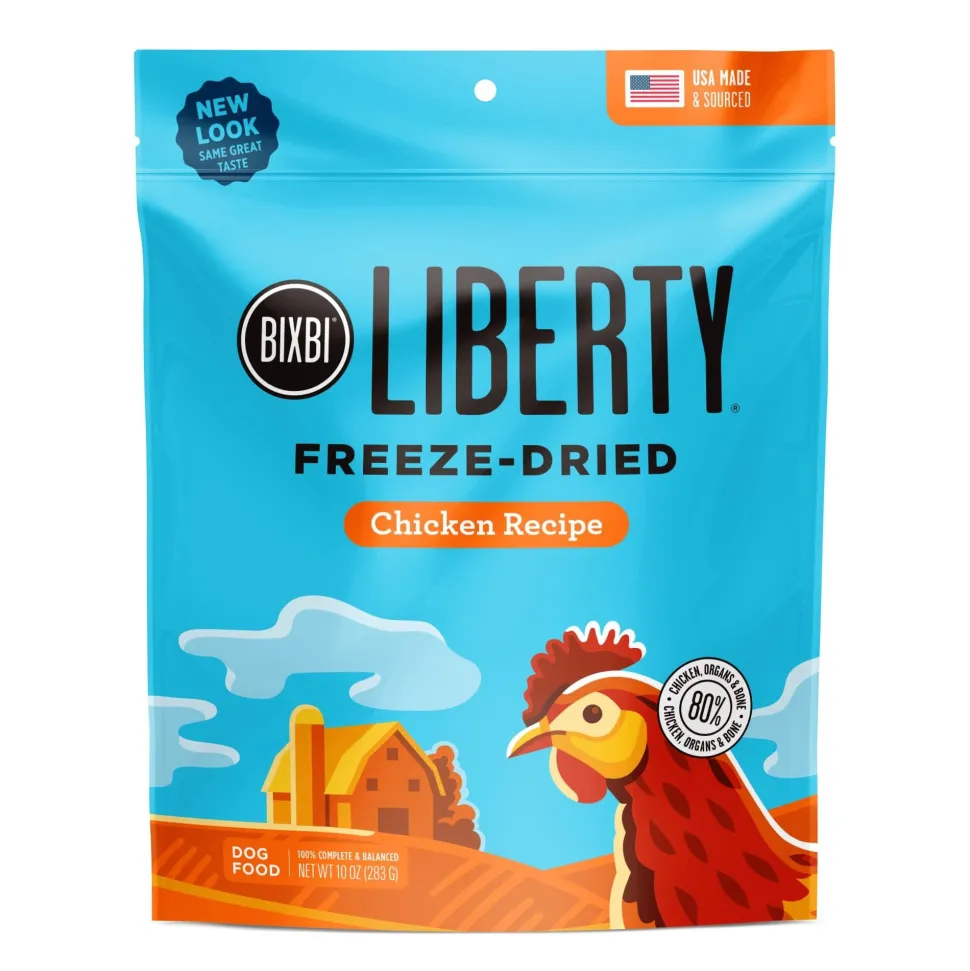 Bixbi Liberty Chicken Recipe Freeze-Dried Dog Food - 10 Oz