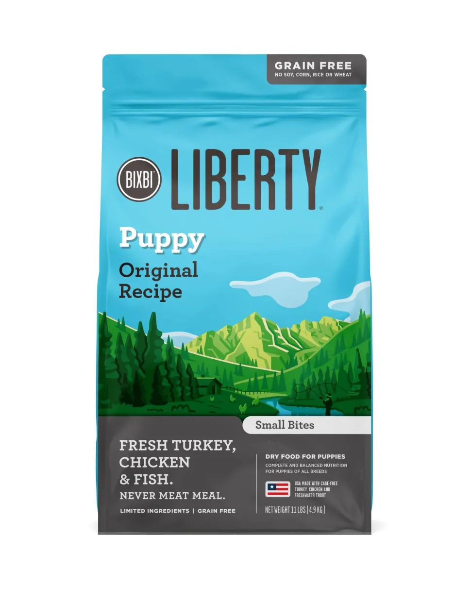 Bixbi Liberty Limited Ingredient Diet Original Puppy Dry Dog Food - 11 Lbs