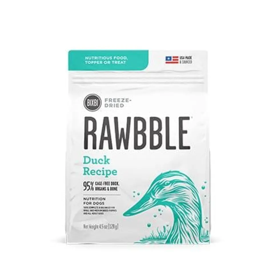 Bixbi Rawbble Duck Freeze-Dried Dog Food - 4.5 Oz
