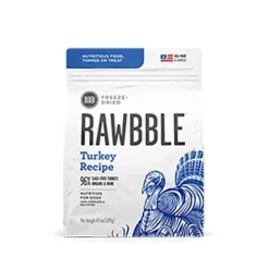 Bixbi Rawbble Turkey Freeze-Dried Dog Food - 4.5 Oz