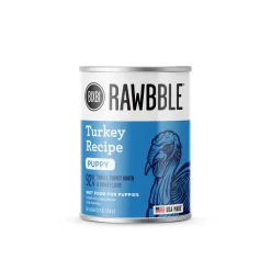 Bixbi Rawbble Turkey Puppy Canned Dog Food - 12.5 Oz - Case of 12