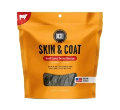 Bixbi Skin & Coat Beef Liver Jerky Dog Treats