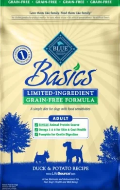 Blue Buffalo Basics Grain Free Adult Duck & Potato Recipe Dry Dog Food
