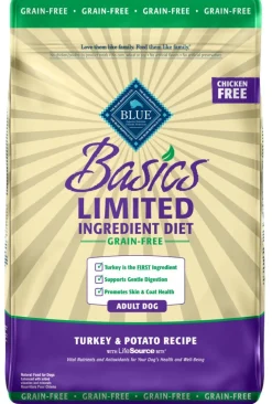 Blue Buffalo Basics Grain Free Adult Turkey and Potato Dry Dog Food