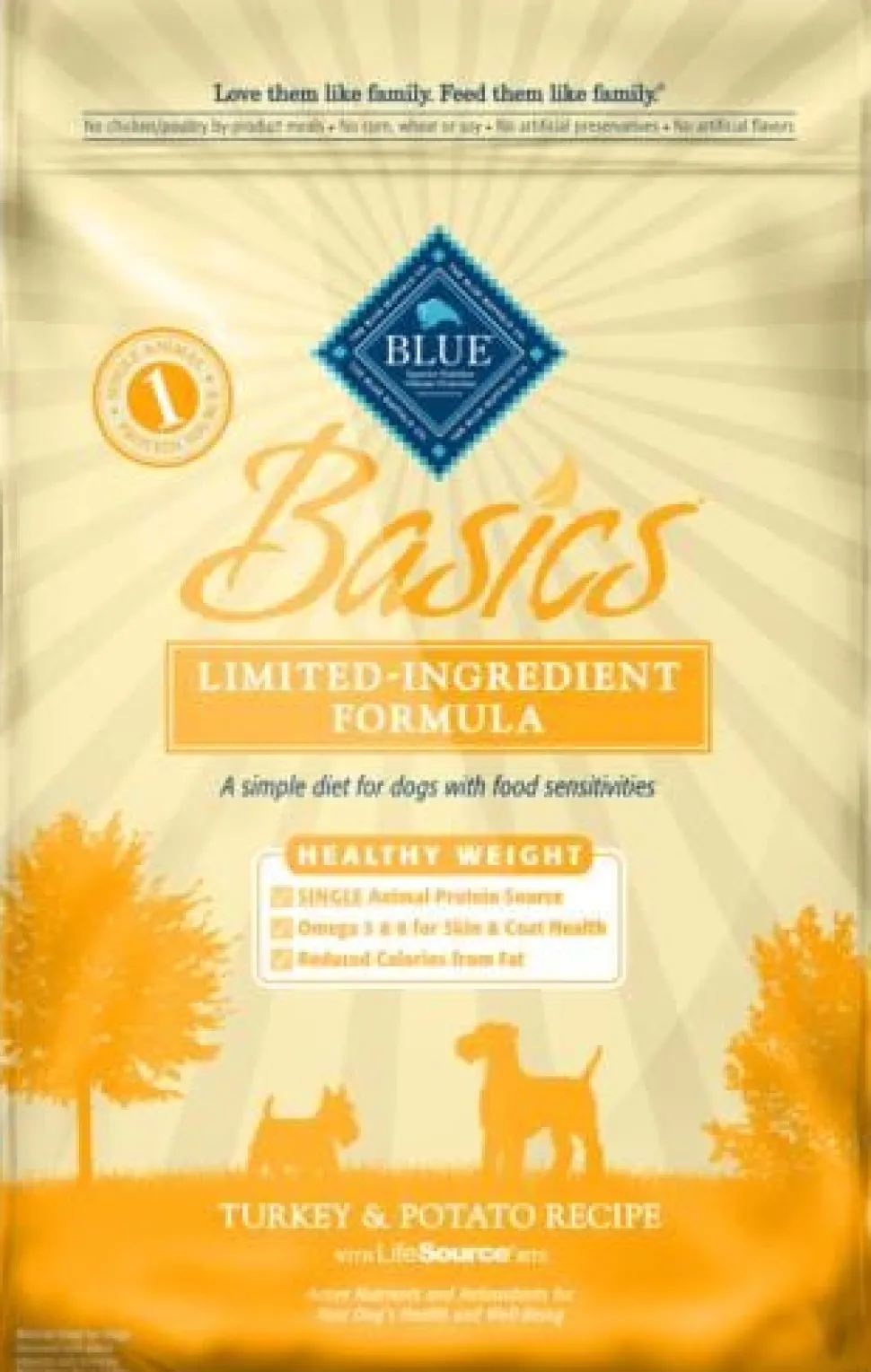 Blue Buffalo Basics Healthy Weight Adult Turkey & Potato Recipe Dry Dog Food