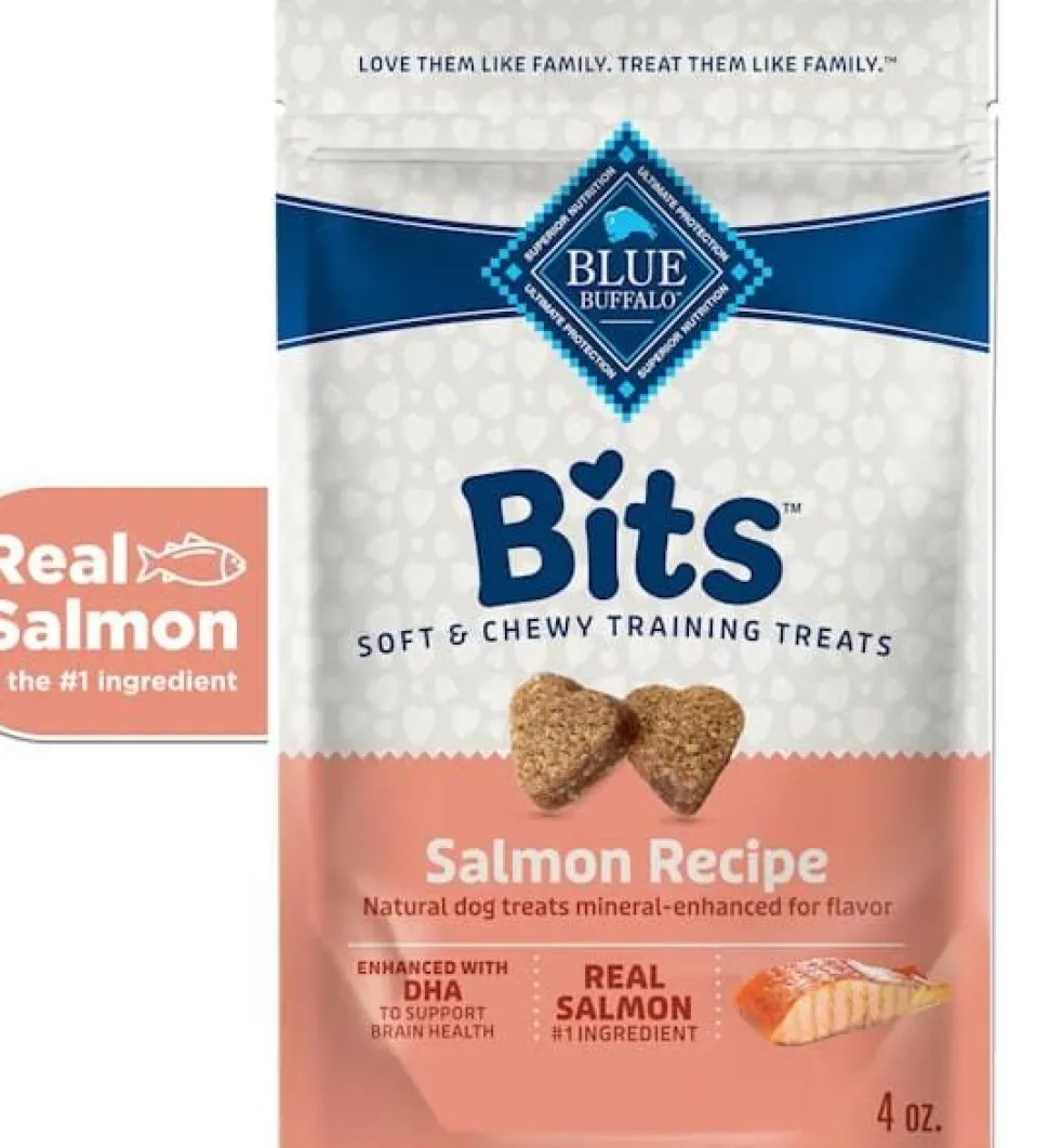 Blue Buffalo Blue Bits Tasty Salmon Moist Soft and Chewy Training Dog Treats - 4 Oz