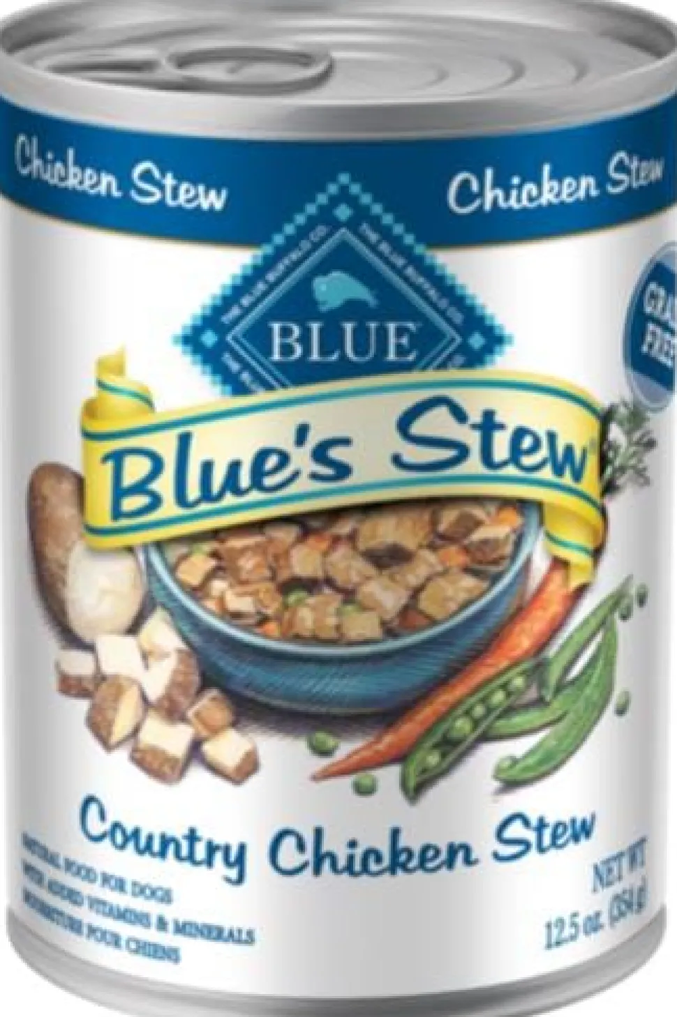 Blue Buffalo Blue's Stew Natural Adult Chicken Stew Canned Dog Food - 12.5 Oz - Case of 12