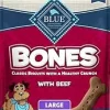 Blue Buffalo Bone Beef Crunchy Dog Biscuits - Large - 16 Oz