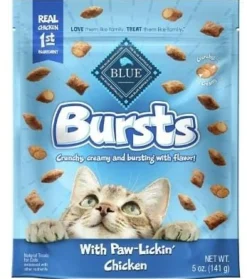 Blue Buffalo Bursts Crunchy and Creamy Chicken Crunchy Cat Treats