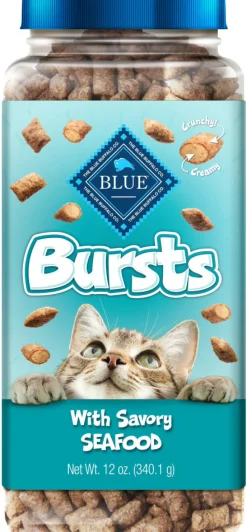 Blue Buffalo Bursts Filled Seafood Cat Treats