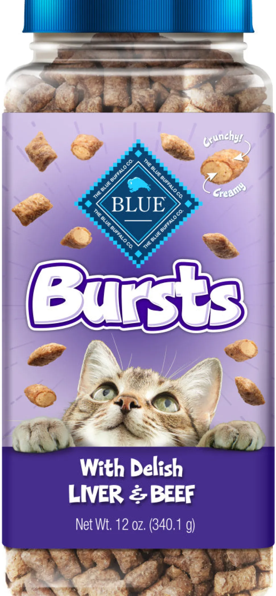 Blue Buffalo Bursts Filled Chicken Liver & Beef Cat Treats