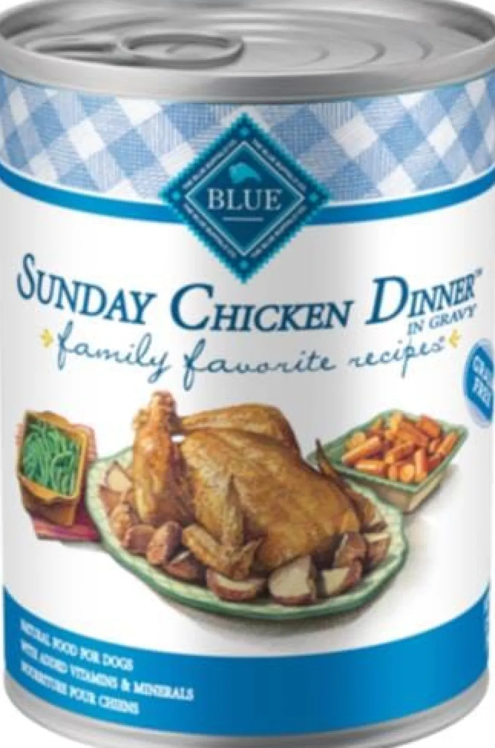 Blue Buffalo Family Favorites Chicken Dinner Wet Dog Food Trays - 12.5 Oz - Case of 12