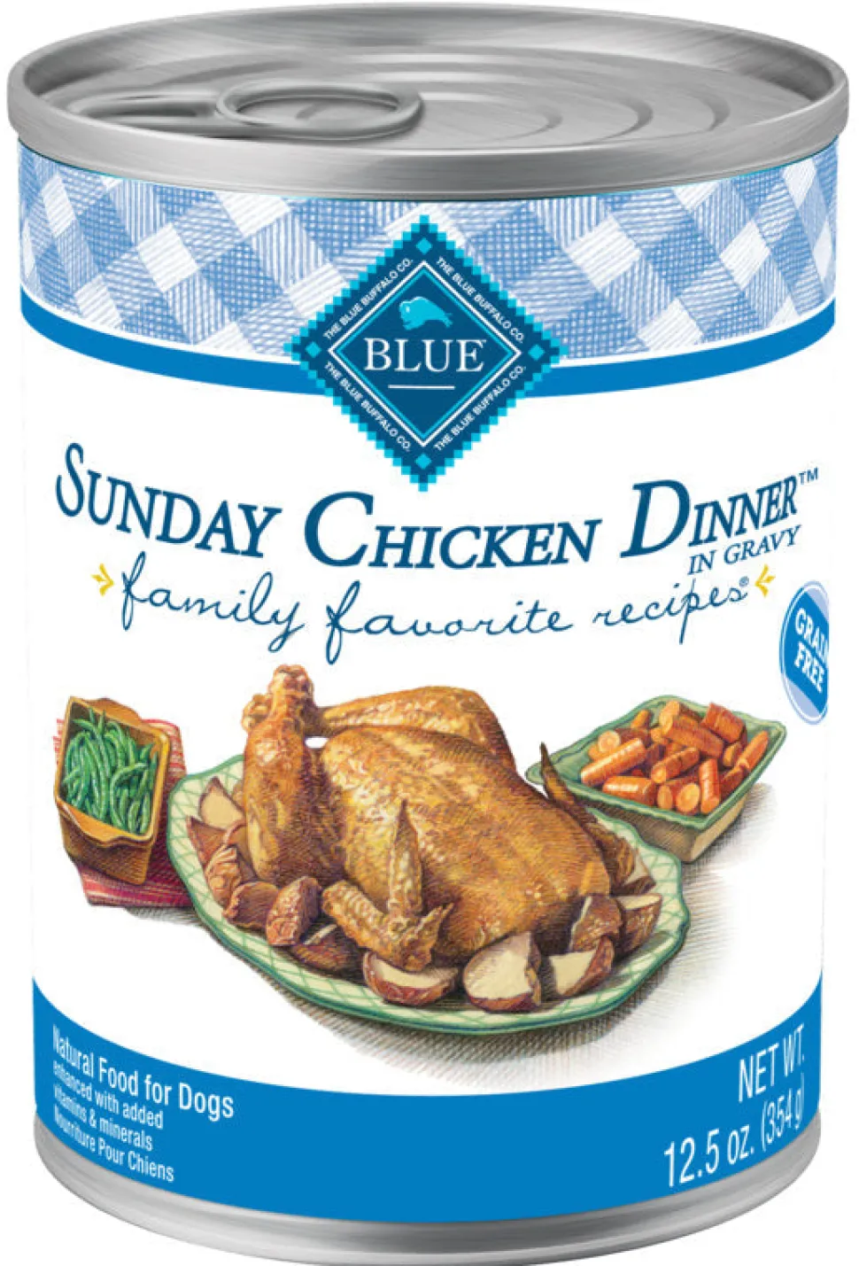 Blue Buffalo Family Favorite Sunday Chicken Dinner Canned Dog Food