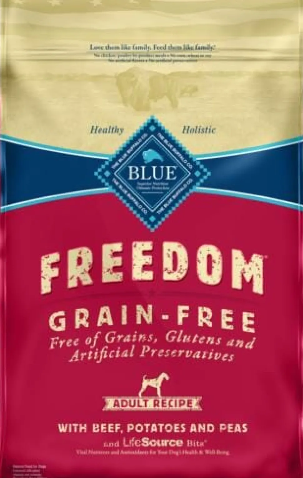 Blue Buffalo Freedom Beef Recipe Adult Dry Dog Food - 11 Lbs