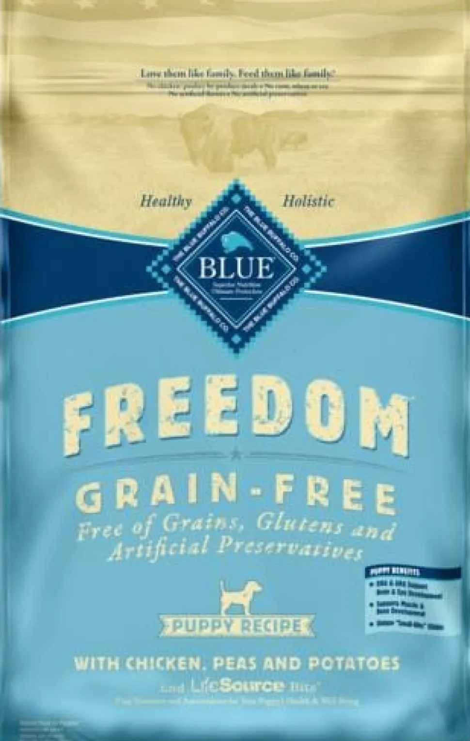 Blue Buffalo Freedom Grain Free Chicken Recipe Puppy Dry Dog Food