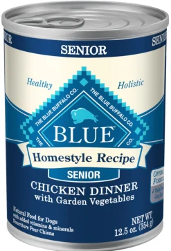 Blue Buffalo Homestyle Senior Dinner Chicken with Garden Vegetables & Brown Rice Canned Dog Food