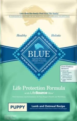 Blue Buffalo Life Protection Natural Lamb & Oatmeal Recipe Puppy Dry Dog Food