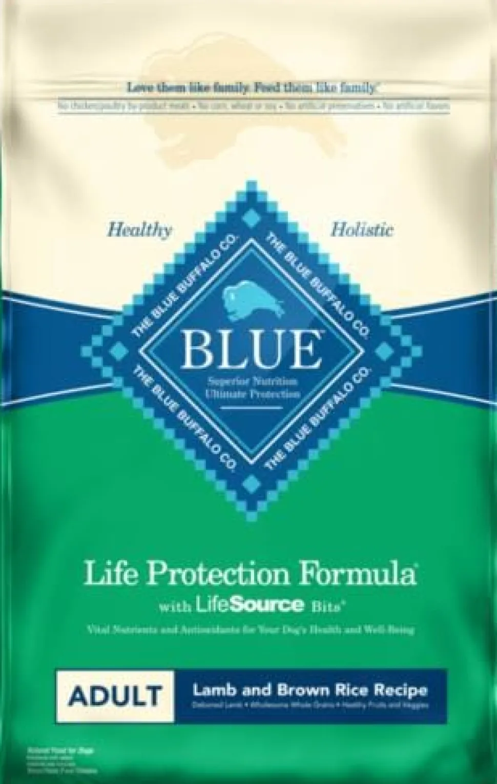 Blue Buffalo Life Protection Formula Adult Natural Lamb and Brown Rice Dry Dog Food