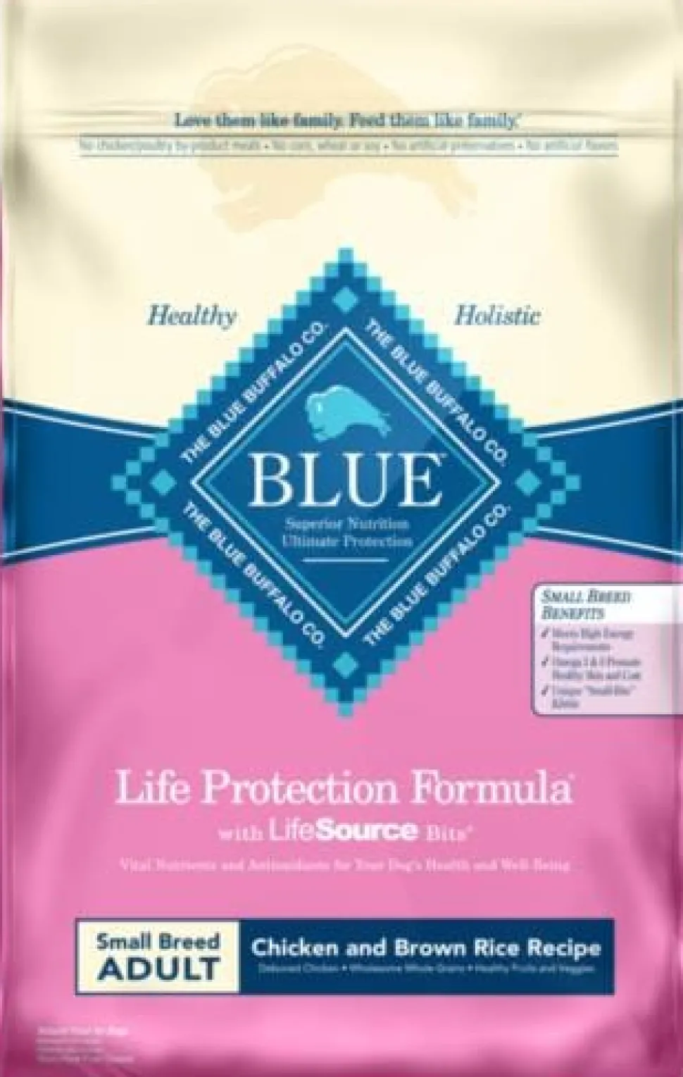 Blue Buffalo Life Protection Formula Adult Small-Breed Chicken and Brown Rice Dry Dog Food
