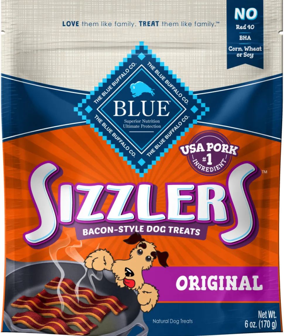 Blue Buffalo Sizzlers Bacon-Style Dog Treats