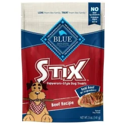 Blue Buffalo Stix Natural Soft-Moist Beef Dog Treats - 5 Oz