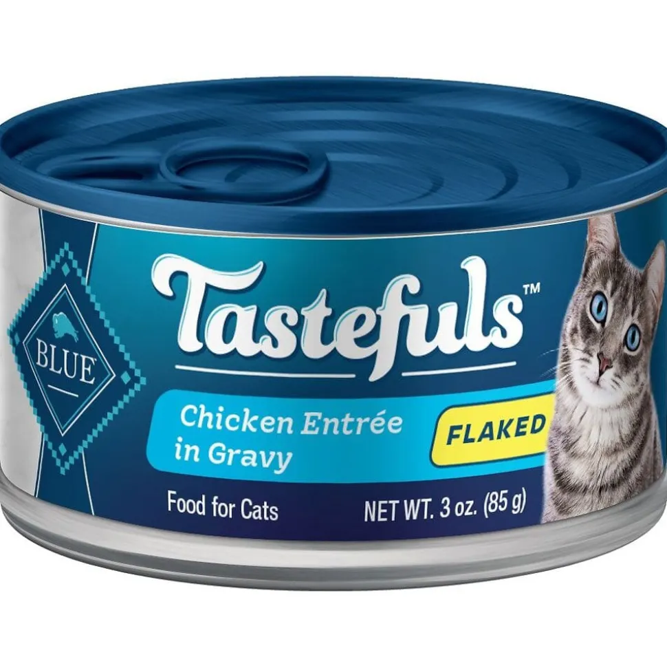 Blue Buffalo Tastefuls Adult Chicken in Gravy Entrée Canned Cat Food - 3 Oz - Case of 12