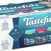 Blue Buffalo Tastefuls Flaked Tuna Chicken and Shrimp Canned Cat Food - Variety Pack - 3 Oz - Case of 12