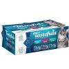 Blue Buffalo Tastefuls Natural Flaked Variety Pack Tuna, Chicken and Fish & Shrimp Entrees in Gravy Wet Cat Food