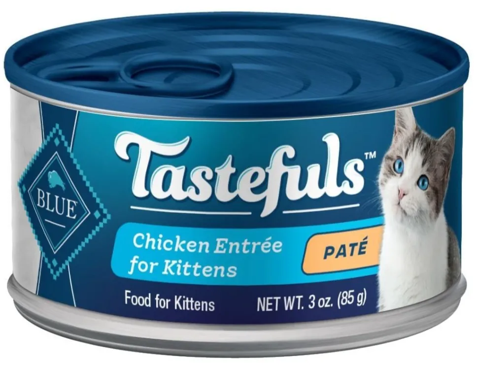 Blue Buffalo Tastefuls Natural Kitten Pate Chicken Entree Wet Cat Food