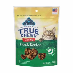 Blue Buffalo True Chews Natural Duck Chewy Cat Treats - 3 Oz