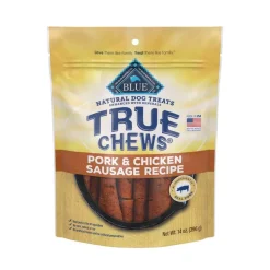Blue Buffalo True Chews Premium Pork Chicken and Sausage Natural Dog Treats - 14 Oz