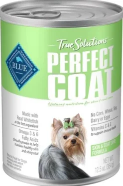 Blue Buffalo True Solutions Perfect Coat Natural Skin & Coat Care Whitefish Recipe Adult Wet Dog Food