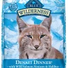 Blue Buffalo Wilderness Adult High-Protein Denali Dinner Salmon Venison and Halibut Dry Cat Food - 10 Lbs