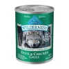 Blue Buffalo Wilderness Adult High-Protein Grilled Duck and Chicken Canned Dog Food - 12.5 Oz - Case of 12