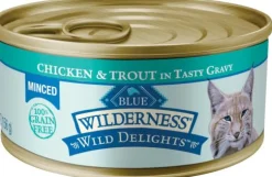 Blue Buffalo Wilderness Devine Delights Chicken and Trout Canned Cat Food - 5.5 Oz - Case of 24