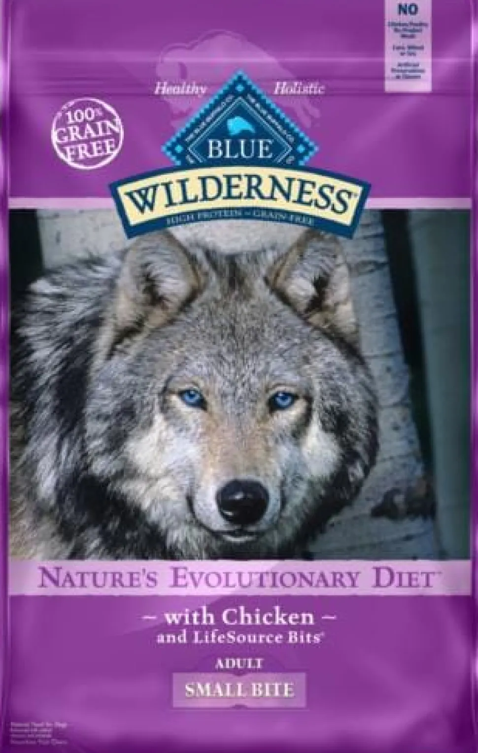 Blue Buffalo Wilderness Grain Free Natural Chicken Recipe High Protein Adult Small Bite Dry Dog Food