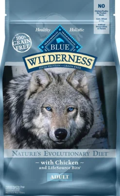 Blue Buffalo Wilderness Grain Free High Protein Chicken Recipe Adult Dry Dog Food