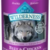 Blue Buffalo Wilderness Grain Free Beef & Chicken Canned Dog Food