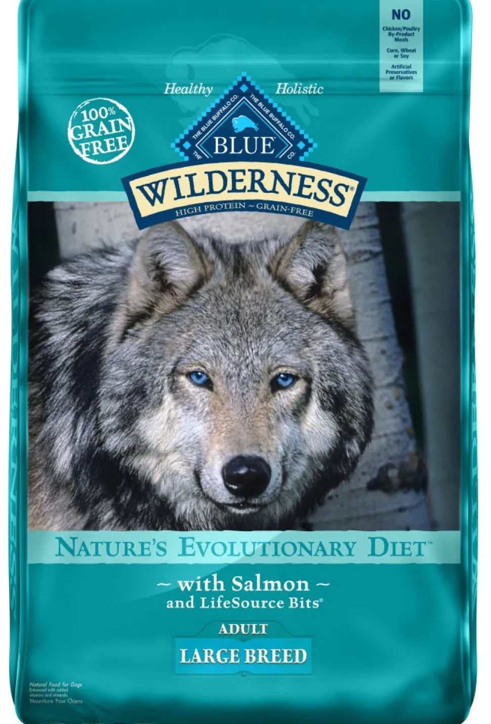 Blue Buffalo Wilderness High Protein Salmon Recipe Large Breed Dry Dog Food