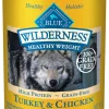 Blue Buffalo Wilderness Healthy Weight Grain Free Turkey & Chicken Grill Adult Canned Dog Food