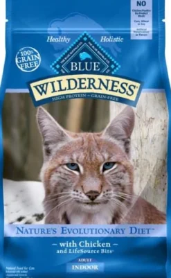 Blue Buffalo Wilderness Indoor Adult High-Protein Chicken Dry Cat Food