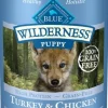Blue Buffalo Wilderness Puppy Grain-Free Grilled Chicken and Turkey Canned Dog Food - 12.5 Oz - Case of 12